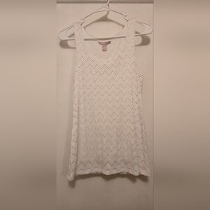 Banana Republic Cream Sleeveless Top